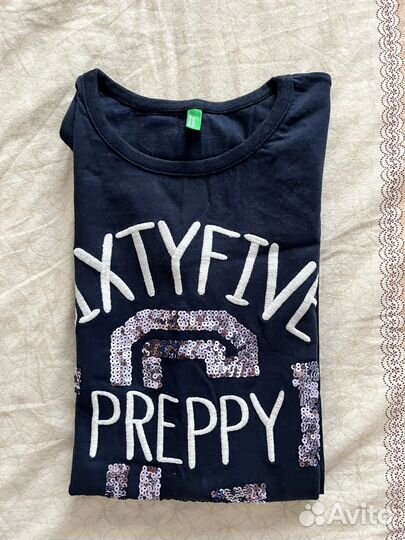 Лонгослив женский, подростки benetton