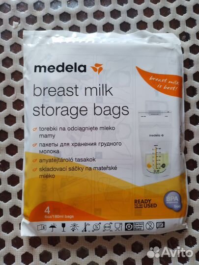 Пакеты для хранения грудного молока medela