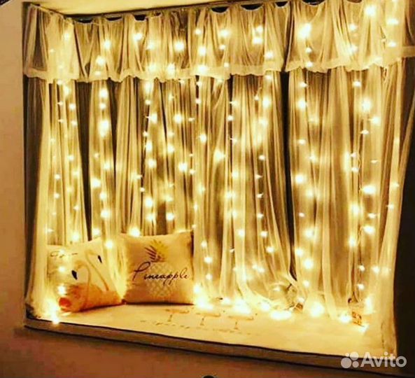 Гирлянда штора 2*2
