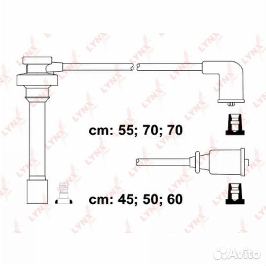 Lynxauto SPE5520 Комплект высоковольтных проводов
