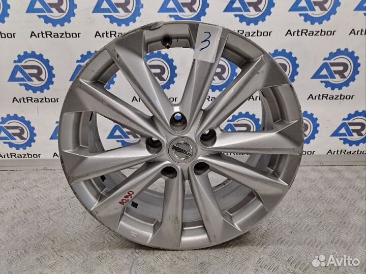 Литые диски Nissan Qashqai R17 5x114.3