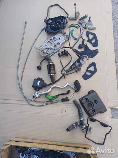 Запчасти по двигателю kawasaki kx450f