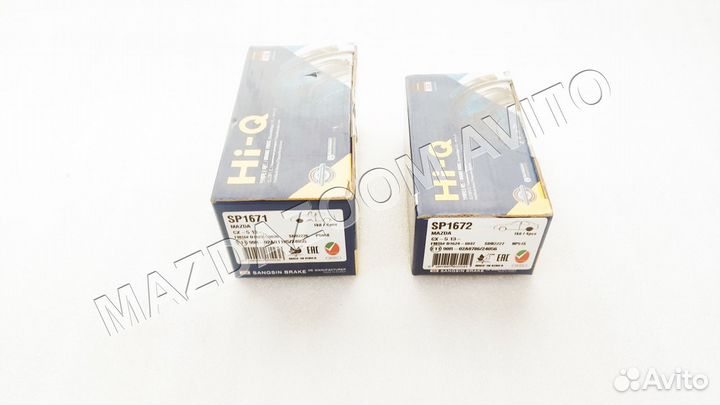 Тормозные колодки Mazda CX-5 KE 2011 - 2017