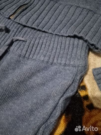 Шерстяной костюм женский 46