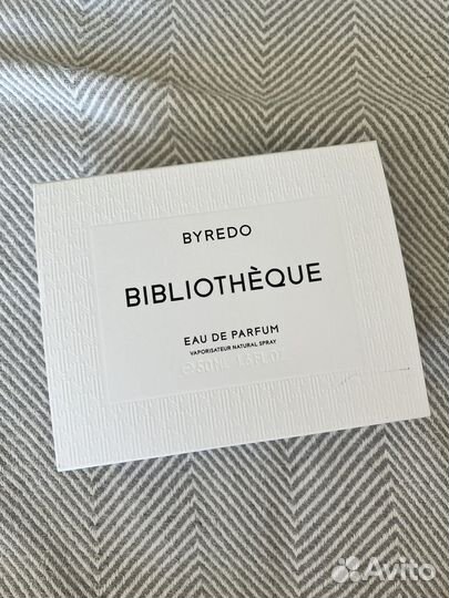 Парфюмерная вода byredo bibliotheque