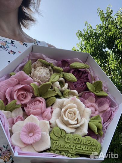 Зефирные розы и другие цветы, вау-зефир