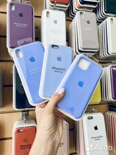 Чехол Silicone Case на все модели iPhone