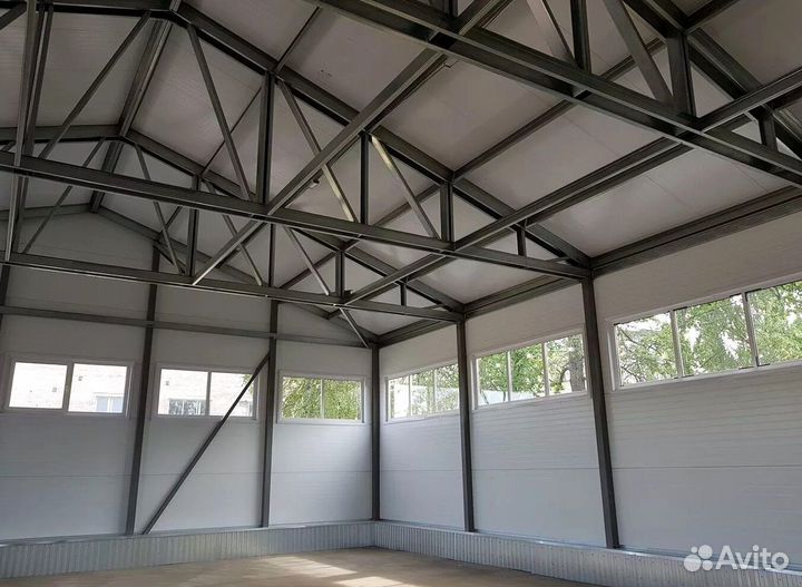 Продажа ангаров из сендвича на заказ, арт:Oyk-5742
