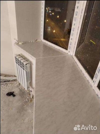 Подоконник пластиковый