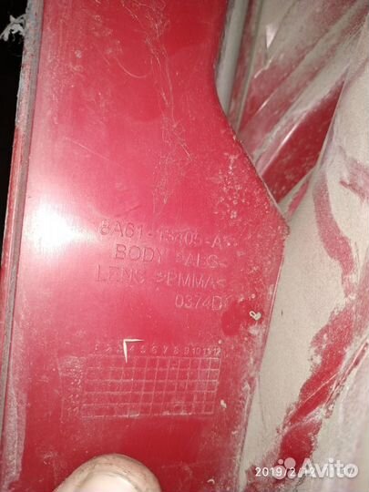 Фонарь задний левый Ford ford fiesta (2008)