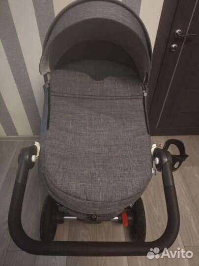 Коляска stokke trailz 2 в 1 + зимний кит stokke