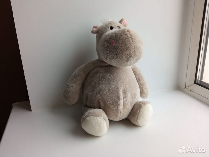 Мягкая игрушка Бегемот, 31 см