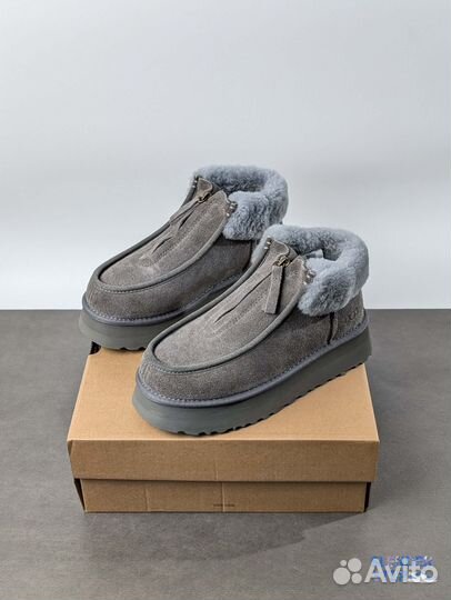 Угги Ugg Funkette Platform Boots Grey