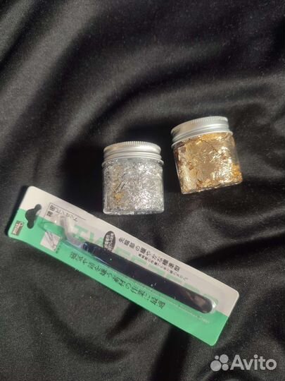 Поталь золото и серебро