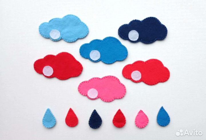 Развивающие игрушки из фетра