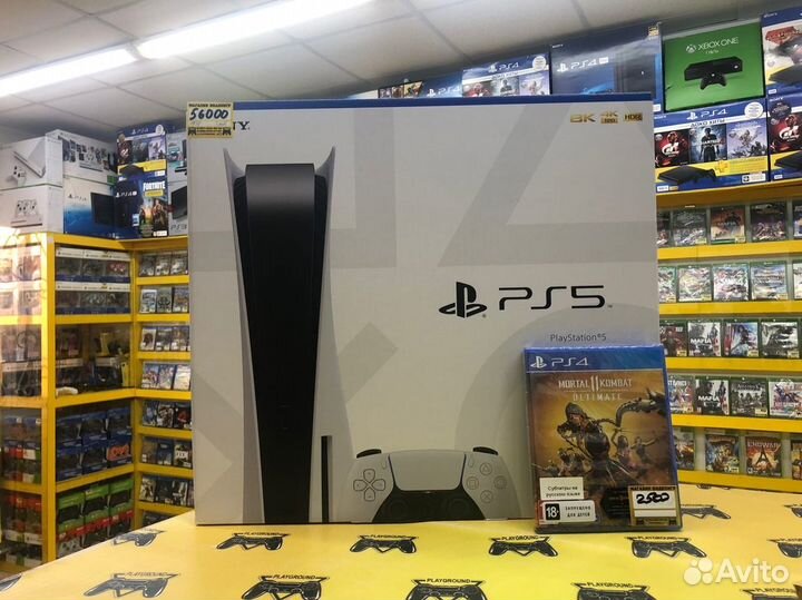 Новая PS5 + Mortal Kombat 11 Ultimate Новый диск