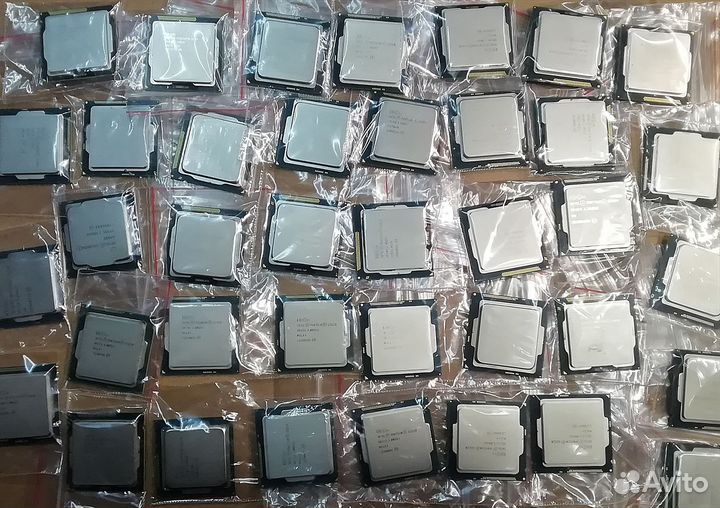 4 лота рабочих процессоров