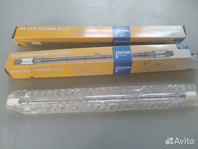 Галогенные лампы Foton HL 189 1000W R7s