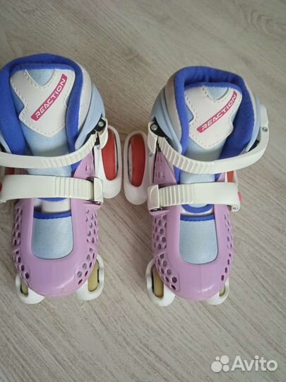 Роликовые коньки детские раздвижные