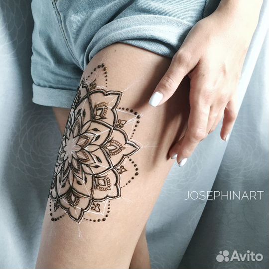 Мехенди, временные тату