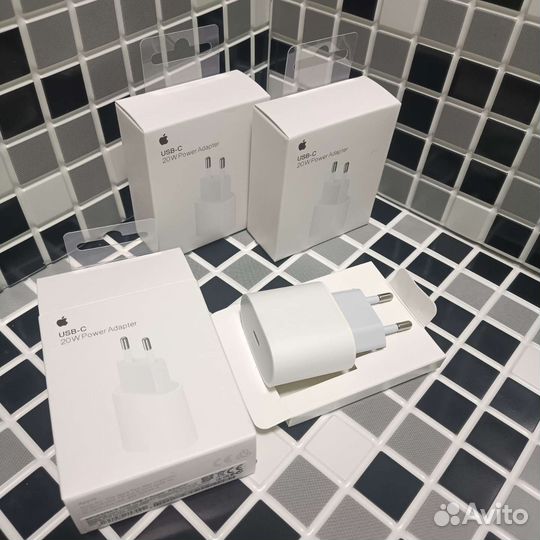 Адаптер USB-C 20W (1:1 оригинал)