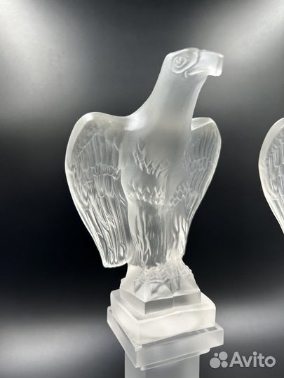 Хрустальные статуэтки Орлы, Чехия, 1930-1932 год