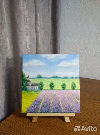 Картина маслом Старая церковь