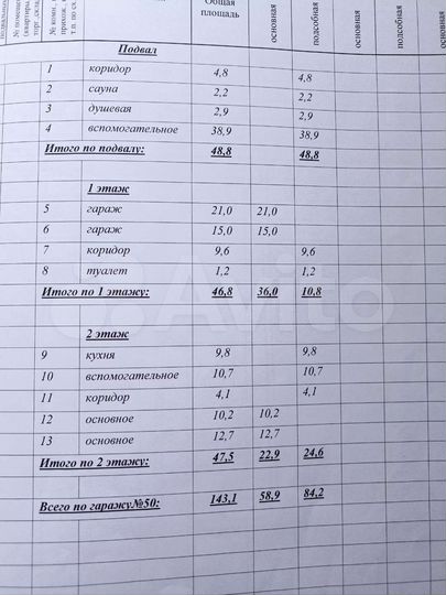 Гараж, > 30 м²