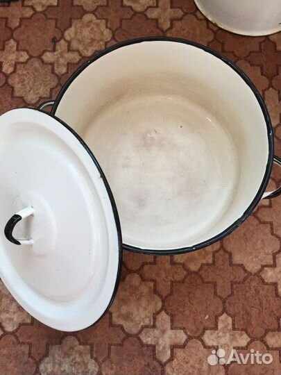 Эмалированные кастрюли ведро СССР