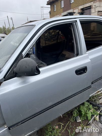 Дверь передняя левая hyundai accent