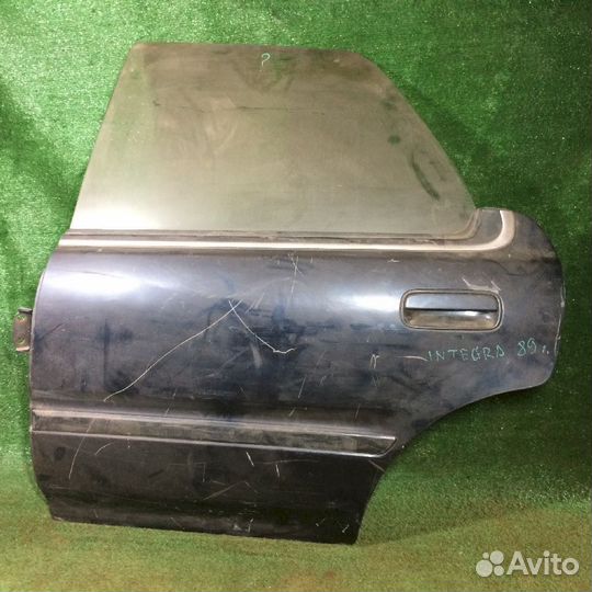 Дверь задняя левая Honda Integra DA7 DA8 Синяя вмя