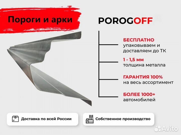 Ремонтные пороги Chevrolet Aveo (T200) Хетчбек 5 д