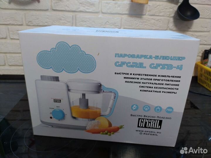 Пароварка-блендер gfgril gfsb-4