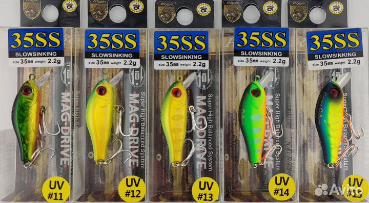 Воблер ZipBaits Rigge 35SS, 48 цветов
