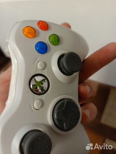 Беспроводной геймпад x box 360 белый
