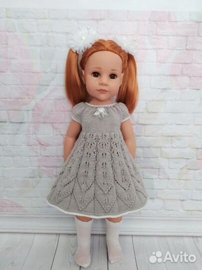Платье для кукол Готц, советских и ростом 45-50 см
