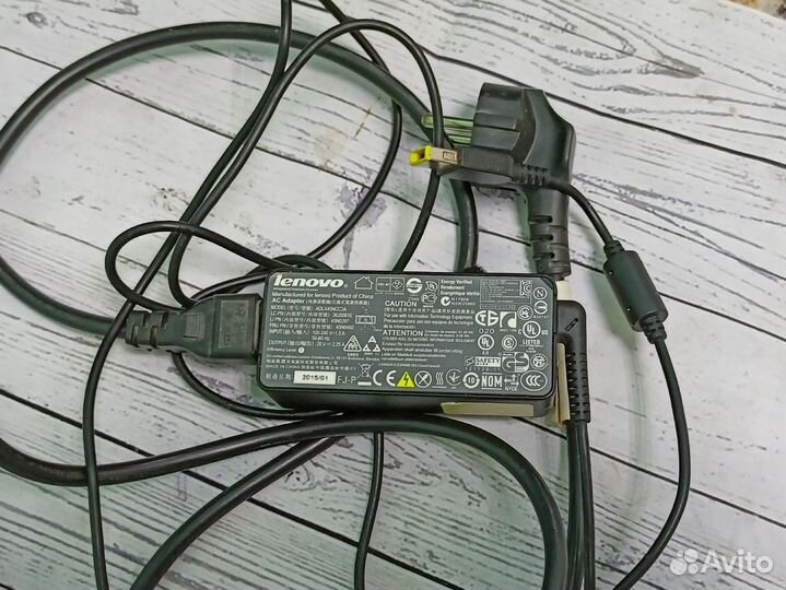 Блок питания для ноутбука Lenovo 20V, 2.25A, 45W п