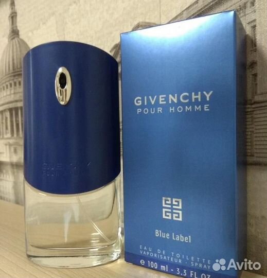 Givenchy blue label 100ml новые мужские