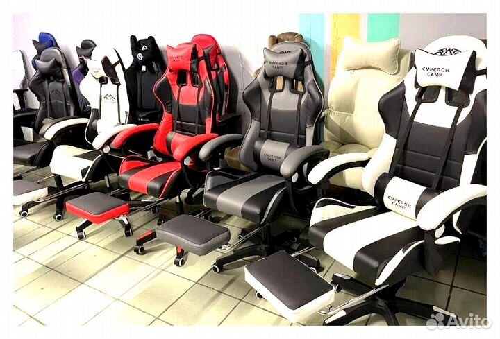 Игровое, компьютерное кресло с массажем