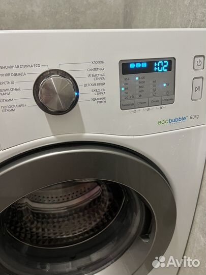 Стиральная машина samsung eco bubble 6 кг