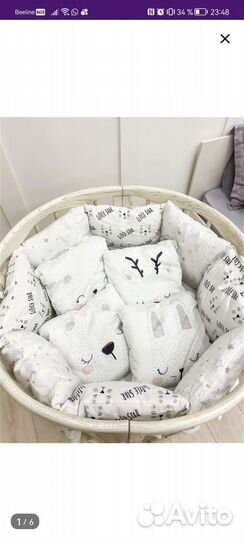 Бортики в детскую кроватку