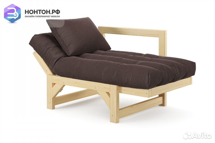 Кресло Амбер коричневое