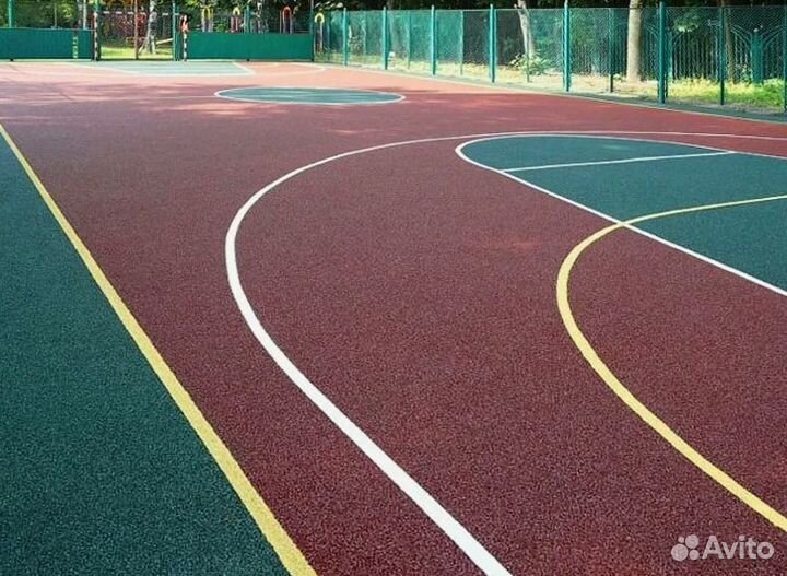 Покрытие из резиновой крошки