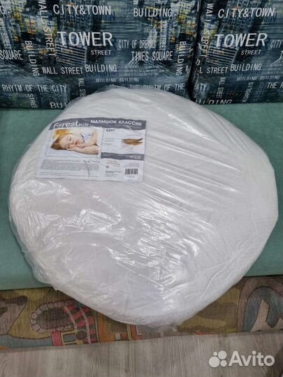 Матрац детский круглый новый