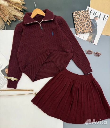 Двойка женская Polo с юбкой плиссе