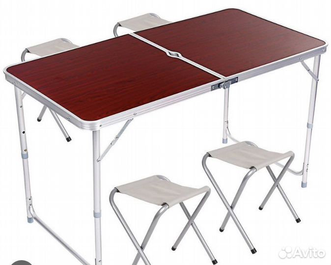 За 2 комплекта (стол+4 стула)