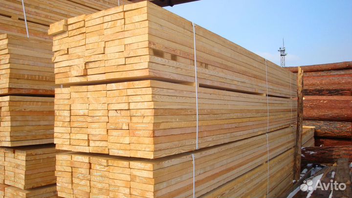 Доска строганная сухая,лиственница 20х90мм