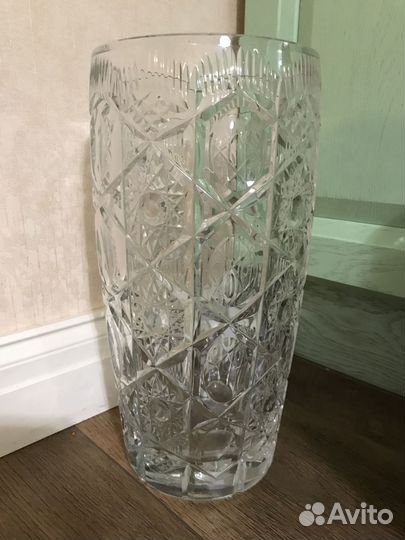 Ваза напольная хрустальная СССР