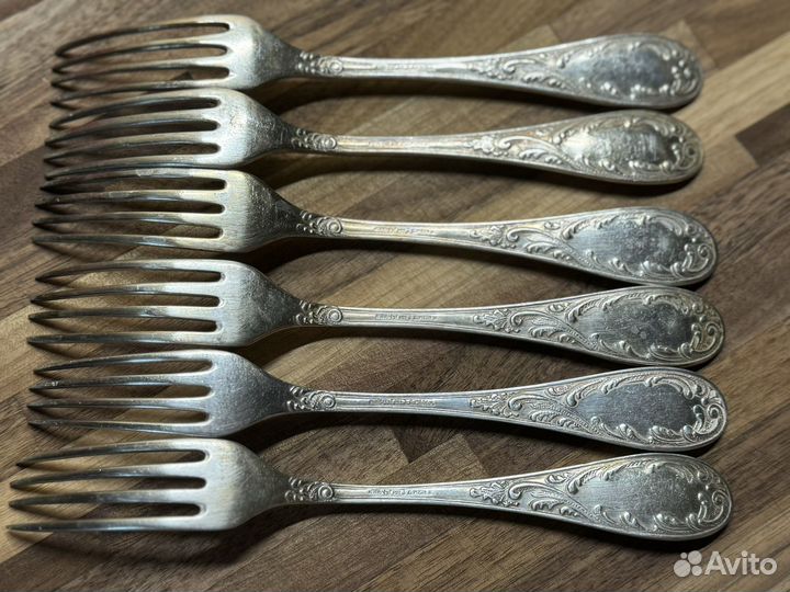Вилки десертные мельхиор 