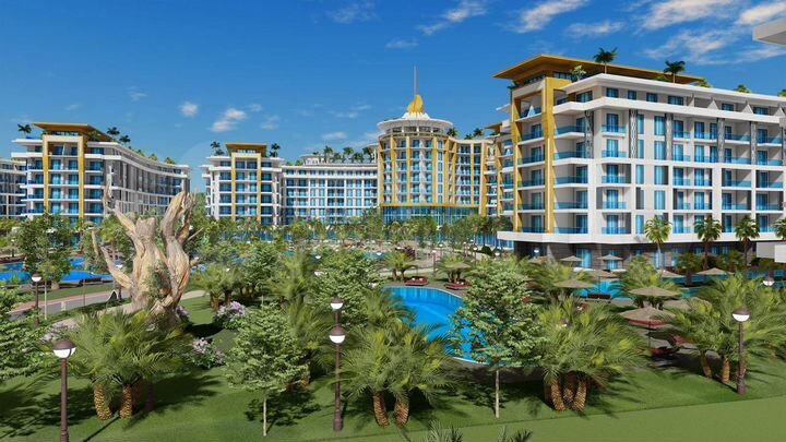 2-к. квартира, 99 м² (Турция)